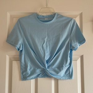 NWT Twist Front Crop Top